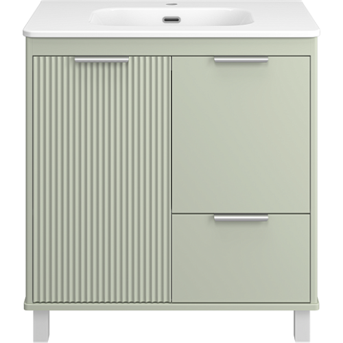 Brevita Тумба с раковиной Risacca Pistachio 80 фисташковый