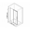 WasserKRAFT Душевая дверь Dinkel 58R05