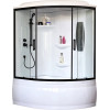 Royal Bath Душевая кабина ALP RB 150ALP-T-BL-L 150x100 L стекло прозрачное профиль черный матовый