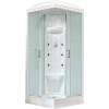 Royal Bath Душевая кабина HP RB 80HP7-WC 80x80 с г/м стекло матовое профиль белый