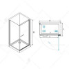 Душевой уголок RGW PA-48 04084878-11 70x80x185 см дверь распашная стекло прозрачное хром