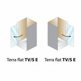 Kolpa San Душевая дверь в нишу Terra flat TV/S E 90