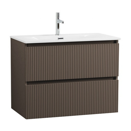 BelBagno Тумба с раковиной Uno 90 подвесная Бежевый матовый с раковиной BB-8099-90