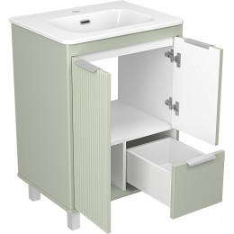 Brevita Тумба с раковиной Risacca Pistachio 60 фисташковый