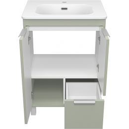 Brevita Тумба с раковиной Risacca Pistachio 60 фисташковый