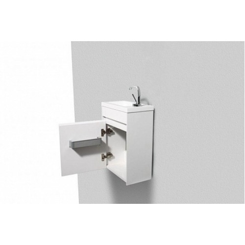 BelBagno Тумба с раковиной PIETRA MINI 400 L Bianco Lucido