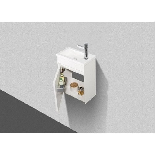 BelBagno Тумба с раковиной PIETRA MINI 400 L Bianco Lucido