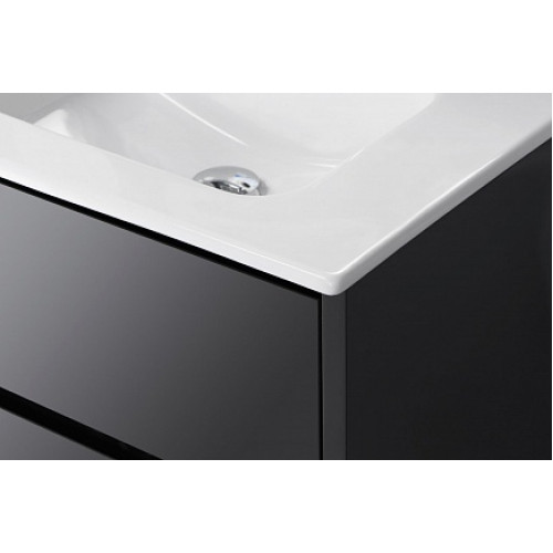 Акватон Тумба с раковиной Римини 60 New черная