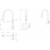 Смеситель для кухонной мойки Bravat Arden F7362395CP-ENG