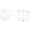 Смеситель для ванны с коротким изливом Bravat Whirlpool F678112C-01