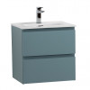BelBagno Тумба с раковиной Kraft 39-50 подвесная Голубой матовый с раковиной BB500/390ETL