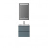 BelBagno Тумба с раковиной Kraft 39-50 подвесная Голубой матовый с раковиной BB500/390ETL