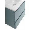 BelBagno Тумба с раковиной Kraft 39-50 подвесная Голубой матовый с раковиной BB500/390ETL