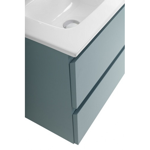 BelBagno Тумба с раковиной Kraft 39-50 подвесная Голубой матовый с раковиной BB500/390ETL