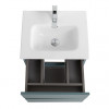 BelBagno Тумба с раковиной Kraft 39-50 подвесная Голубой матовый с раковиной BB500/390ETL