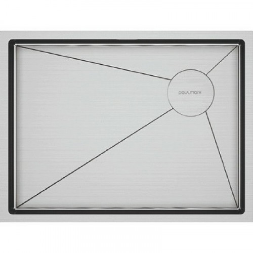 Мойка для кухни Paulmark Next-Skew PM885844-BS 58x44 брашированная сталь