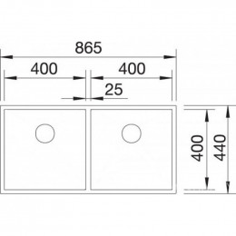 Кухонная мойка Blanco Claron 400/400-IF