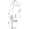 Смеситель для раковины Paffoni Red, хром RED071CR120