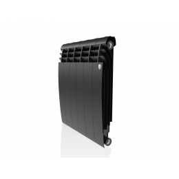 Радиатор биметаллический Royal Thermo BiLiner 500 Noir Sable 6 секций, боковое подключение