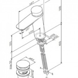 Смеситель для раковины Am.Pm Inspire F50A02522 черный матовый