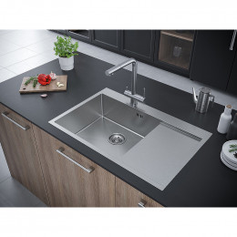 Мойка для кухни Paulmark Atlan Edge PM777851-BSL 78x51 брашированная сталь