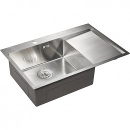 Мойка для кухни Paulmark Atlan Edge PM777851-BSL 78x51 брашированная сталь