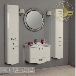Акватон Пенал для ванной Венеция белый R