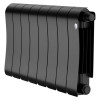 Радиатор биметаллический Royal Thermo Infinity 300 Noir Sable VR80 8 секций, нижнее подключение