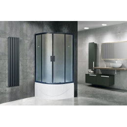 Royal Bath Душевой уголок RB 90BK-C-BL 90х90х200