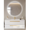 BelBagno Мебель для ванной Eco Cer-N 120 CZR-8095-120 bianco lucido ручки сатиновое золото