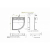 Aquanet  Поддон для душа Stone Lite 90х90, 215080
