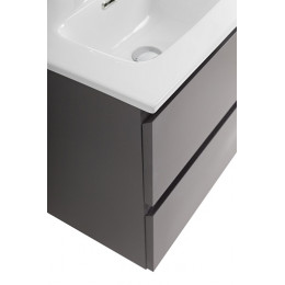 BelBagno Тумба с раковиной Kraft 39-50 подвесная Темно-Серый матовый с раковиной BB500/390ETL