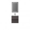 BelBagno Тумба с раковиной Kraft 39-50 подвесная Темно-Серый матовый с раковиной BB500/390ETL