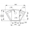 Кухонная мойка Granula GR-9001 90х52 эспрессо