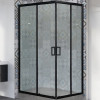 Royal Bath Душевой уголок RB 8100HPD-C-BL 100х80х185