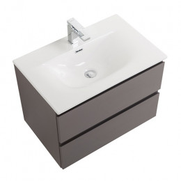 BelBagno Тумба с раковиной Kraft 70 подвесная Темно-Серый матовый с раковиной BB-8099-70