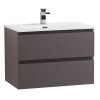 BelBagno Тумба с раковиной Kraft 70 подвесная Темно-Серый матовый с раковиной BB-8099-70