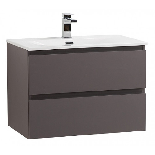 BelBagno Тумба с раковиной Kraft 70 подвесная Темно-Серый матовый с раковиной BB-8099-70