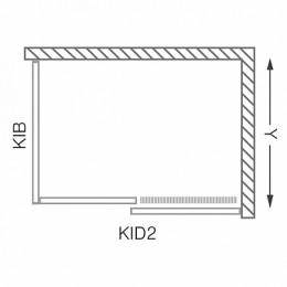 Roltechnik Душевая стенка KIB/900