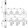 Смеситель с термостатом Paffoni Modular Box MDE000NO 285936 черный матовый