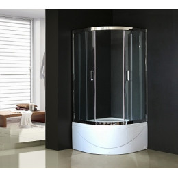 Royal Bath Душевой уголок RB 100BK-T-CH 100x100x1980