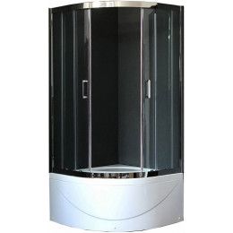 Royal Bath Душевой уголок RB 100BK-T-CH 100x100x1980