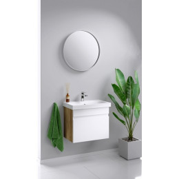 Aqwella Тумба с раковиной Smart 60 дуб балтийский
