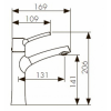 Смеситель для раковины Kaiser Stick 49111 хром