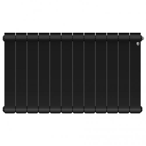 Радиатор биметаллический Royal Thermo Infinity 300 Noir Sable 12 секций, боковое подключение
