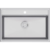 Мойка для кухни Paulmark StepIA PM117551-GRM 75x51 серый металлик