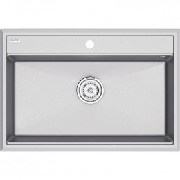 Мойка для кухни Paulmark StepIA PM117551-GRM 75x51 серый металлик