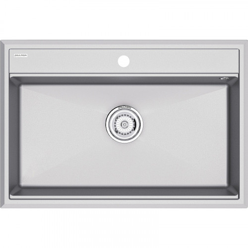 Мойка для кухни Paulmark StepIA PM117551-GRM 75x51 серый металлик