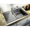 Комплект мойка Blanco Classic 45 S и смеситель Blanco Mida Silgranit, кофе 521313M2