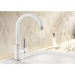 Комплект мойка Blanco Classic 45 S и смеситель Blanco Mida Silgranit, кофе 521313M2